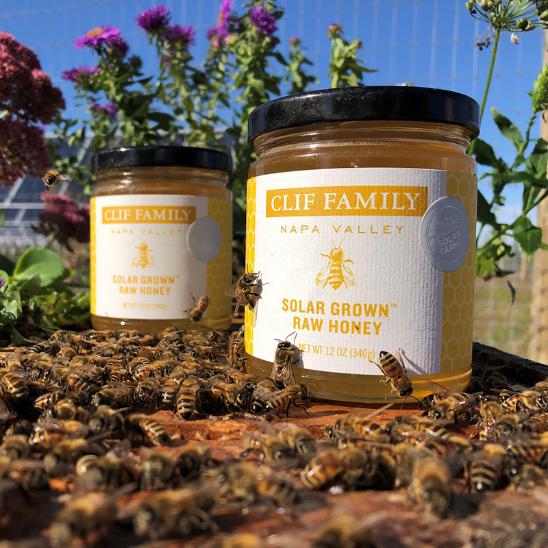 Cliff Solar Grown honey jars